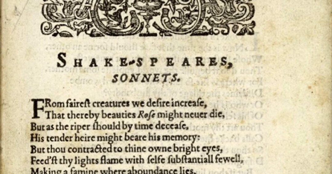 Editing Shakespeare's Sonnets